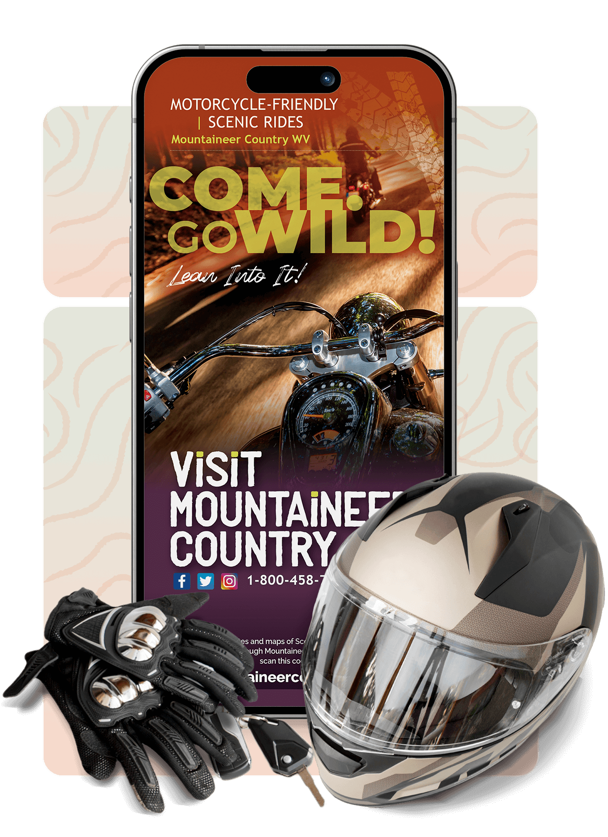 Download our motorcycle friendly scenic rides brochure
