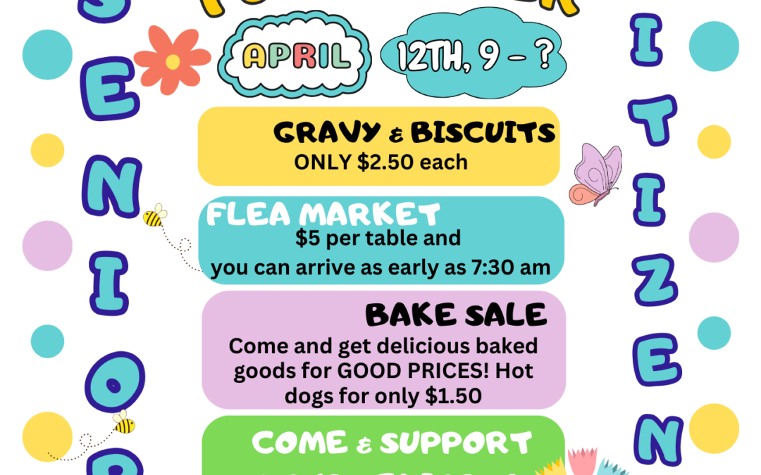 Newburg Seniors Fundraiser- Flea market, Bake Sale and Sausage Gravy & Biscuits
