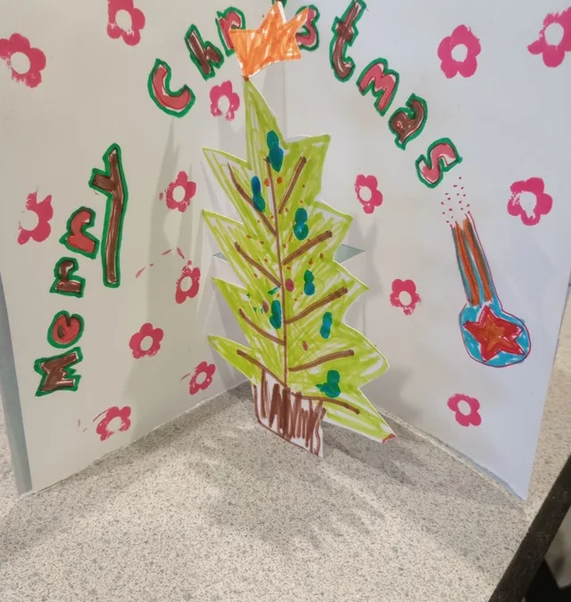 Art with Eddie and Mt. SOL PoP up cards art for all ages
