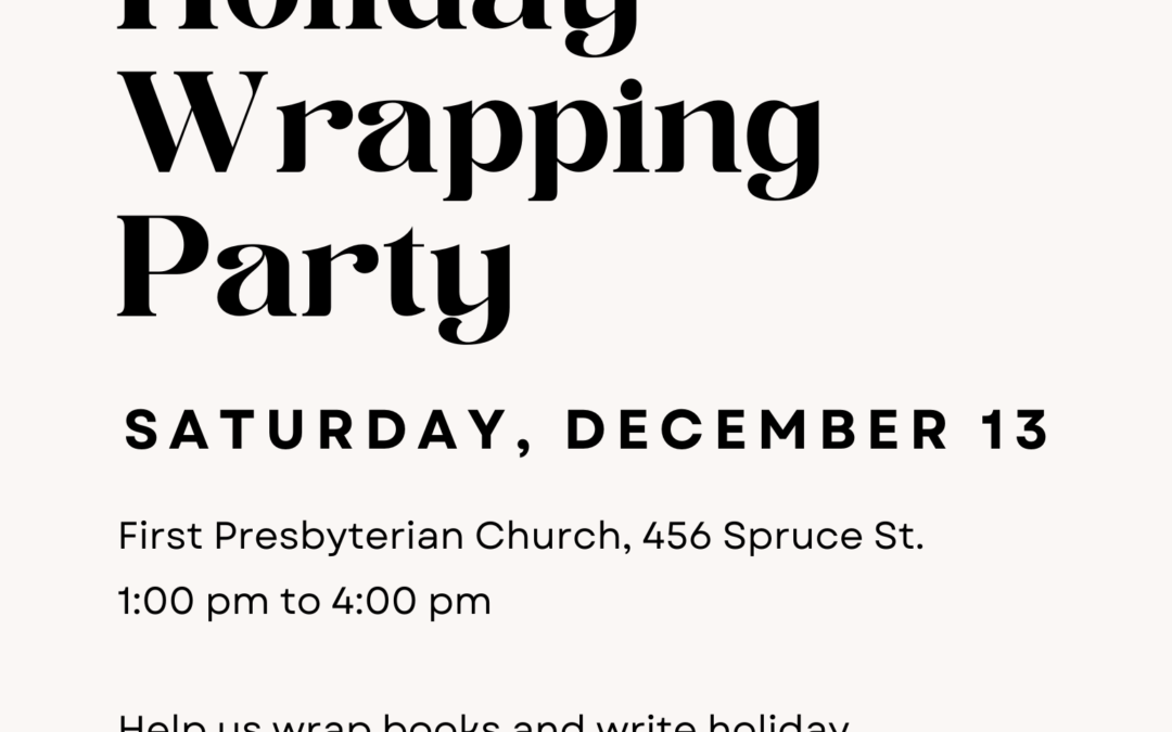 Appalachian Prison Book Project (APBP) Holiday Wrapping Party