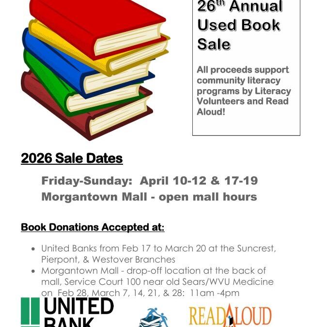 Used Book Sale at Morgantown Mall