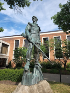 Mountaineer Statue 225x300 1